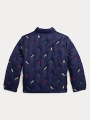 Polo Ralph Lauren Boys Blue Reversible Logo Jacket - Image 2 of 3