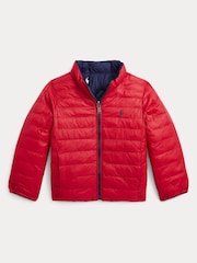Polo Ralph Lauren Boys Blue Reversible Logo Jacket - Image 3 of 3