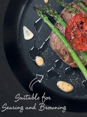 Salter Black Carbon Steel Pan For Life Frying Pan 20cm - Image 4 of 4