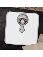 Salter White Magnifying Mechanical Bathroom Scale - Image 1 of 4