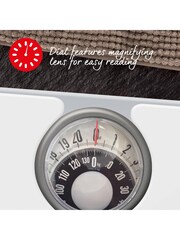 Salter White Magnifying Mechanical Bathroom Scale - Image 4 of 4