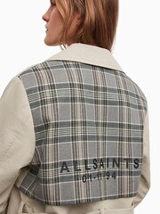 AllSaints Tan Brown 100% Cotton Mixie Trench Coat - Image 8 of 9