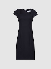 Reiss Navy Haisley Tailored Dress - Image 2 of 7