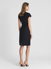 Reiss Navy Haisley Tailored Dress - Image 5 of 7