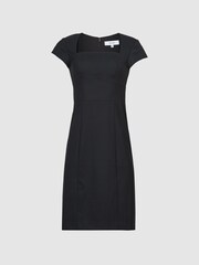 Reiss Black Haisley Tailored Dress - Image 2 of 6