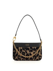 Guess Katey Mini Top Zip Black Shoulder Bag - Image 1 of 2