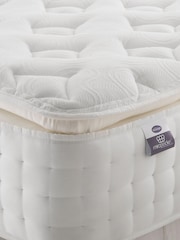 Silentnight Grey Mirapocket 2800 Memory Pillow Top Mattress and 2 Drawer Velvet Divan Base Bed Set - Image 3 of 5