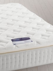 Silentnight Grey Mirapocket 2800 Memory Pillow Top Mattress and 2 Drawer Velvet Divan Base Bed Set - Image 4 of 5