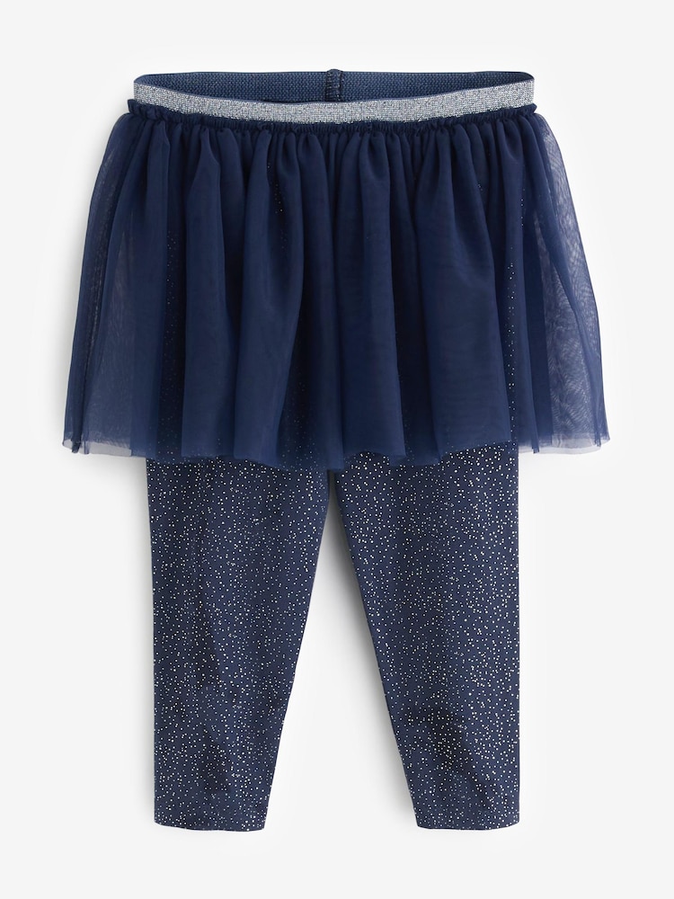 Navy Blue Tutu Leggings (3mths-7yrs) - Image 4 of 6