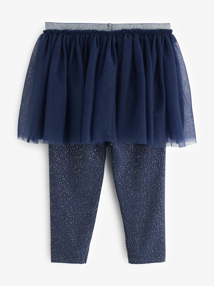 Navy Blue Tutu Leggings (3mths-7yrs) - Image 5 of 6