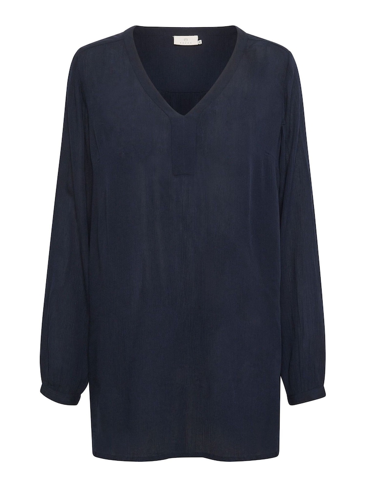 Kaffe V-Neck Long Sleeve Tunic - Image 5 of 5 Kaffe V-Neck Long Sleeve Tunic - Image 5 of 5