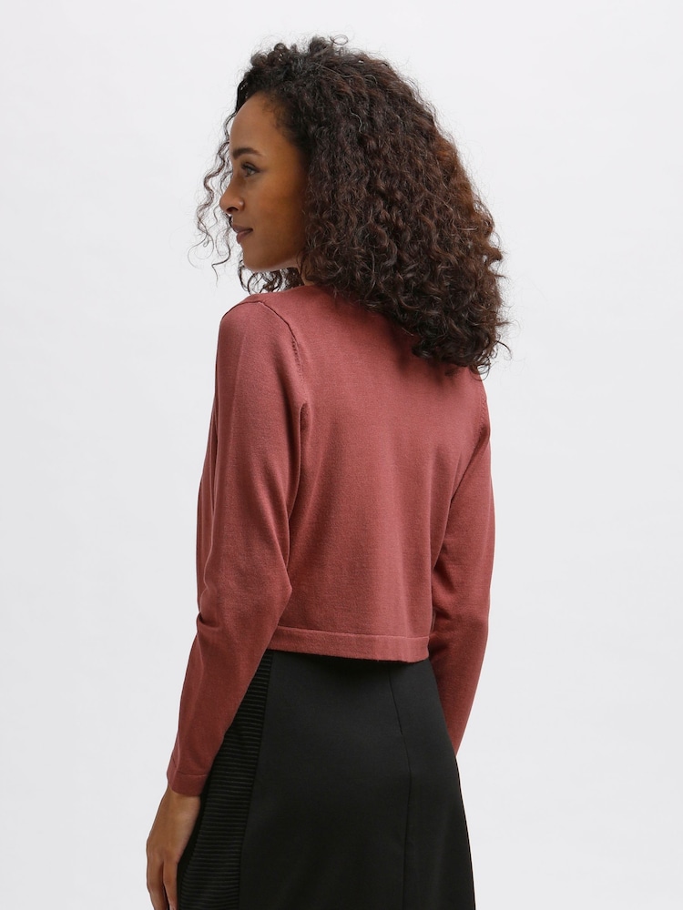 Kaffe Slim Fit Kaastrid Bolero Long Sleeves Cardigan - Image 2 of 6