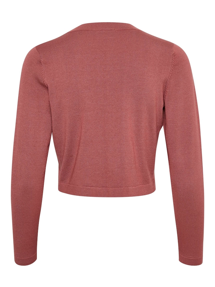 Kaffe Slim Fit Kaastrid Bolero Long Sleeves Cardigan - Image 6 of 6