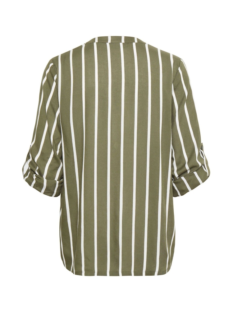 Kaffe Green Stridy Long Sleeve Blouse - Image 6 of 6 Kaffe Green Stridy Long Sleeve Blouse - Image 6 of 6