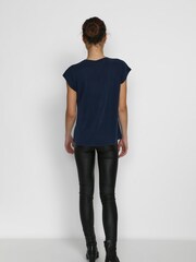 Kaffe Lise V-Neck Short Sleeve T-Shirt - Image 2 of 4