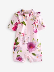 Baker by Ted Baker Sunsafe Swimsuit and Hat Set - Image 4 of 6