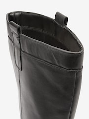 Schwarz - Forever Comfort Kniehoher Lederstiefel mit Blockabsatz - Bild 9 von 9