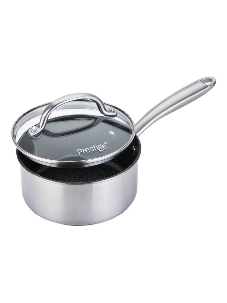 Prestige Silver Scratch Guard 5 Piece Set 16/18/20cm, 24cm Stockpot, 25cm Frypan - Image 2 of 9