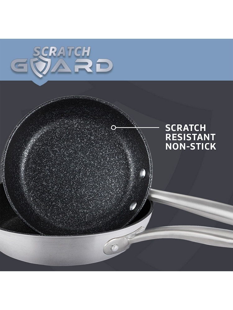 Prestige Silver Scratch Guard 5 Piece Set 16/18/20cm, 24cm Stockpot, 25cm Frypan - Image 9 of 9