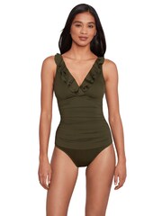 Lauren Ralph Lauren Ruffle Front Swimsuit - Image 1 of 4