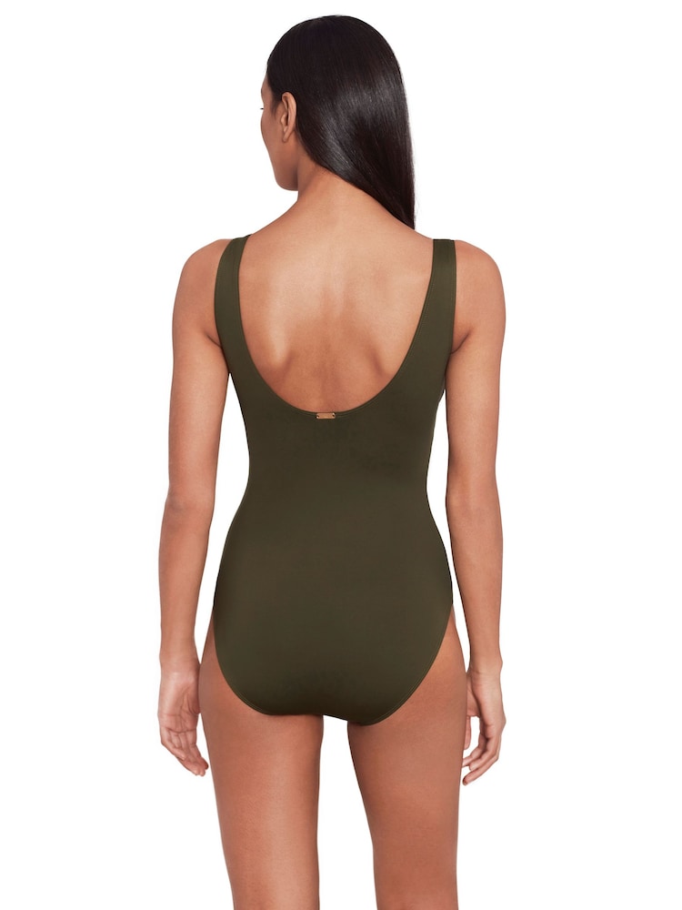 Lauren Ralph Lauren Ruffle Front Swimsuit - Image 2 of 4