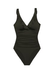 Lauren Ralph Lauren Ruffle Front Swimsuit - Image 4 of 4