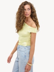 LOAVIES Yellow Polished Grace Top - Image 3 of 5