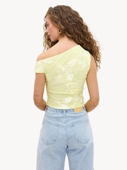 LOAVIES Yellow Polished Grace Top - Image 5 of 5