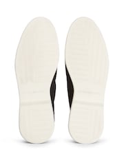 Tommy Hilfiger Blue Flag Plaque Suede Loafers - Image 6 of 6