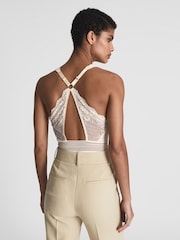 Reiss Ivory Candy Sleeveless Lace Body - Image 5 of 6