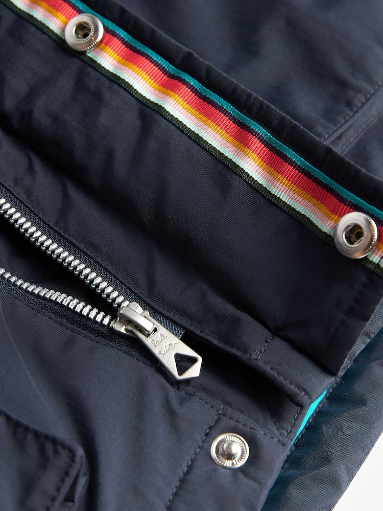 Granatowa nieprzemakalna parka chłopięca Paul Smith Junior - Image 10 of 11