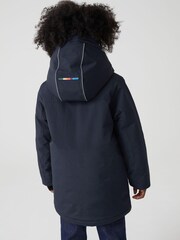 Paul Smith Junior Jungen Spritzwasserabweisender Parka-Mantel, Marineblau - Bild 2 von 11