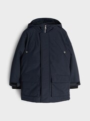 Paul Smith Junior Jungen Spritzwasserabweisender Parka-Mantel, Marineblau - Bild 6 von 11