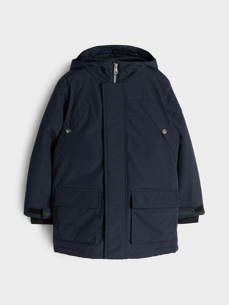 Granatowa nieprzemakalna parka chłopięca Paul Smith Junior - Image 6 of 11