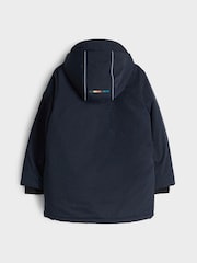 Paul Smith Junior Jungen Spritzwasserabweisender Parka-Mantel, Marineblau - Bild 7 von 11