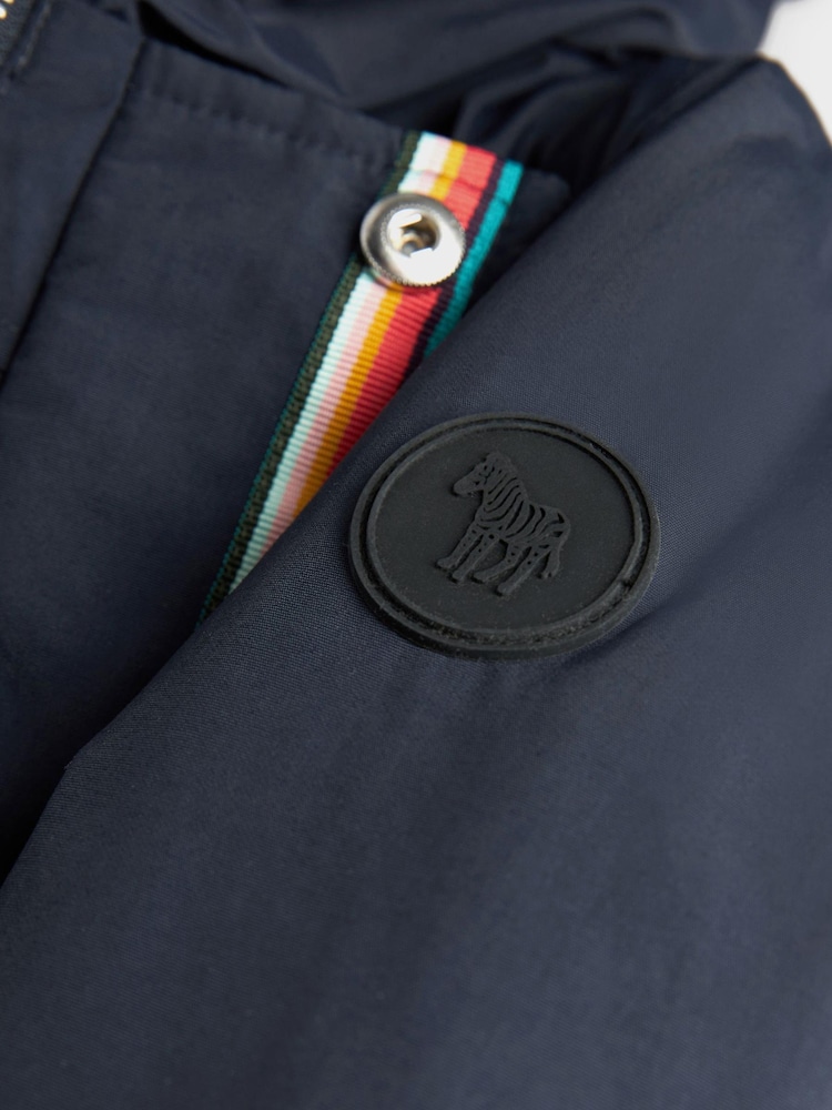 Granatowa nieprzemakalna parka chłopięca Paul Smith Junior - Image 9 of 11