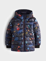 Paul Smith Junior Boys Shower Resistant Reversible Padded Coat - Image 6 of 10