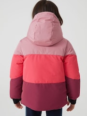 Paul Smith Junior Girls Reversible Reflective Colour Block Padded Coat - Image 2 of 11