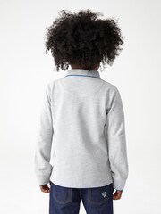 Paul Smith Junior Boys Long Sleeve Zebra Logo Polo Shirt - Image 2 of 10