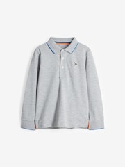 Paul Smith Junior Boys Long Sleeve Zebra Logo Polo Shirt - Image 6 of 10