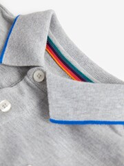 Paul Smith Junior Boys Long Sleeve Zebra Logo Polo Shirt - Image 9 of 10