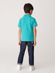 Paul Smith Junior Boys Short Sleeve Zebra Logo Polo Shirt - Image 2 of 8