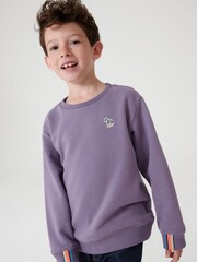 Paul Smith Junior Boys Zebra Logo Crew Neck Sweatshirt - Image 1 of 10