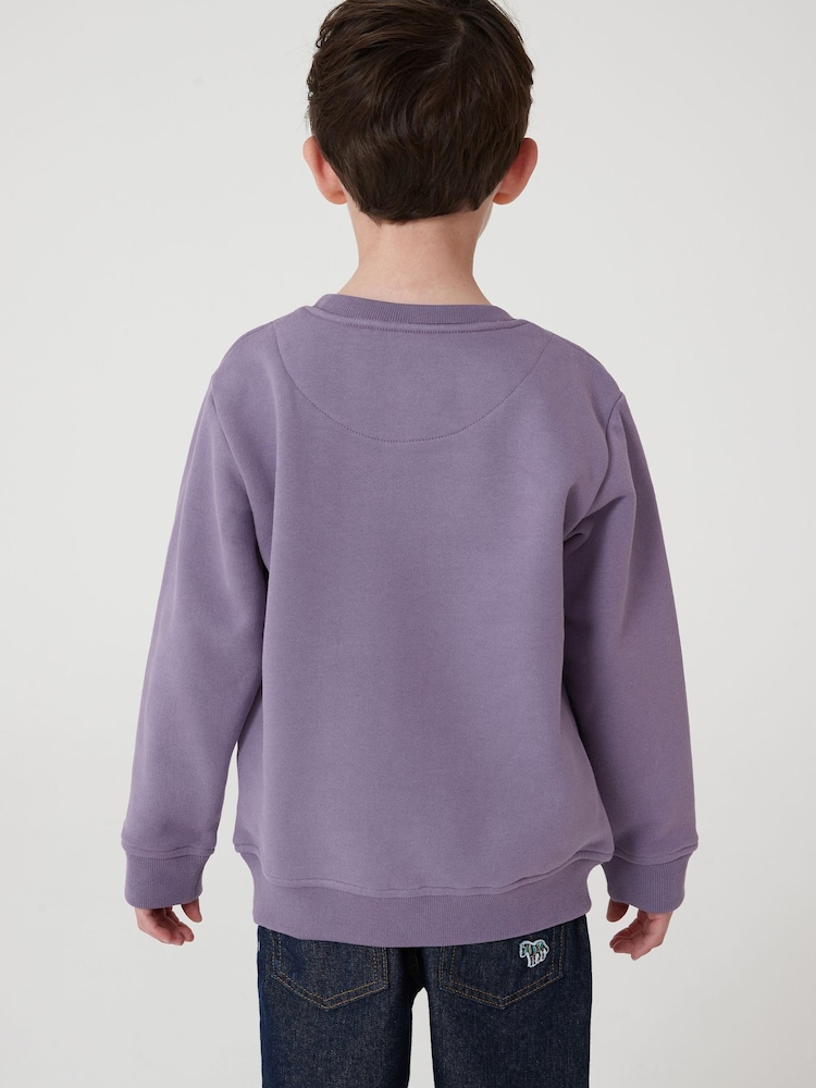 Paul Smith Junior Boys Zebra Logo Crew Neck Sweatshirt - Image 2 of 10