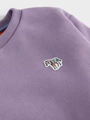 Paul Smith Junior Boys Zebra Logo Crew Neck Sweatshirt - Image 8 of 10