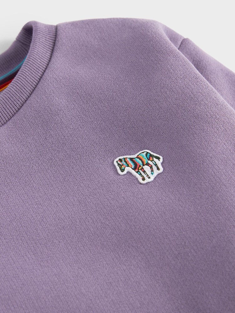 Paul Smith Junior Boys Zebra Logo Crew Neck Sweatshirt - Image 8 of 10