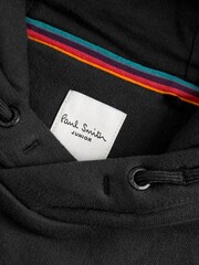 Черный - Худи для мальчиков с зебровым принтом и логотипом Paul Smith Junior - Изображение 7 из 9