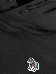 Черный - Худи для мальчиков с зебровым принтом и логотипом Paul Smith Junior - Изображение 9 из 9