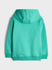 Зеленый - Худи для мальчиков с зебровым принтом и логотипом Paul Smith Junior - Изображение 3 из 6