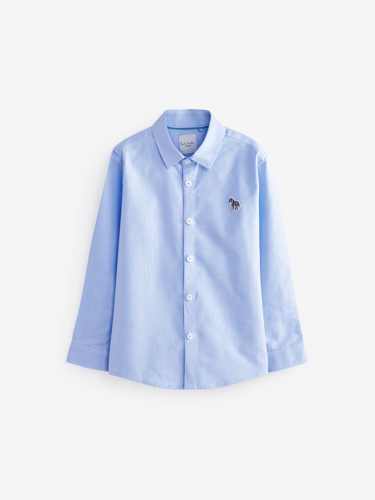 modra - Paul Smith Junior dečki Oxford 100% Cotton srajce - Slika 1 iz 6
